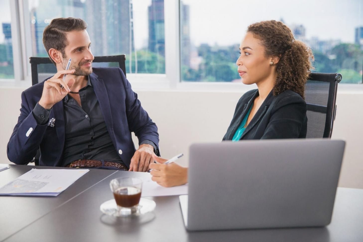 Financial analysis workspace with documents and calculator